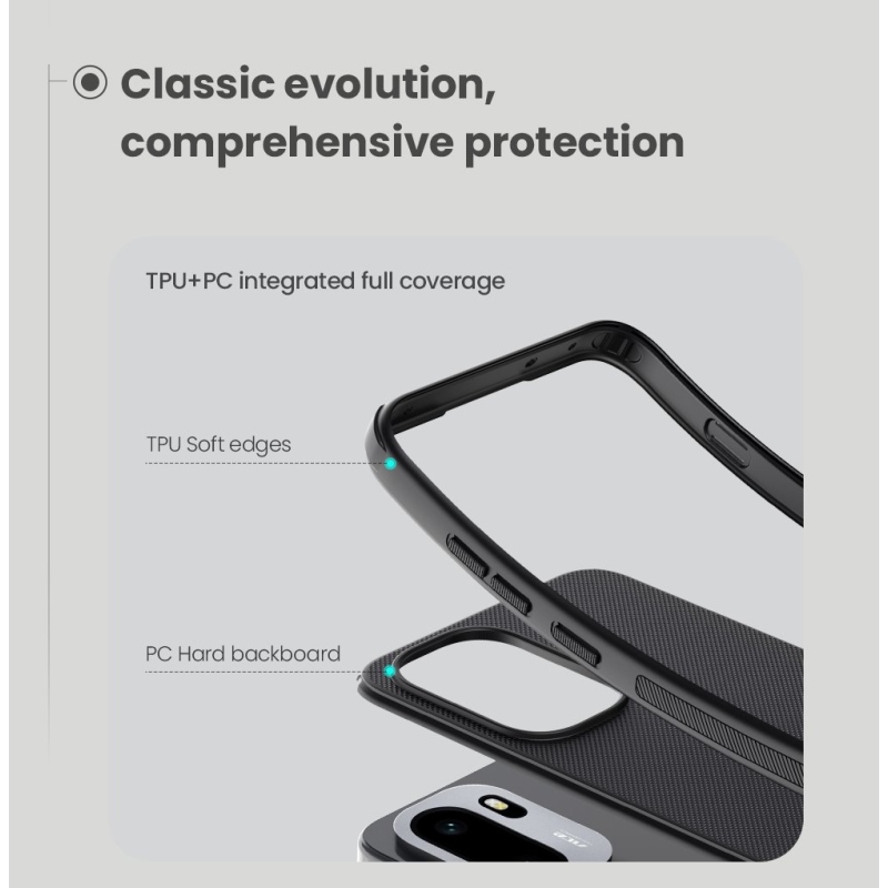 Nillkin Super Frosted PRO Magnetic Zadní Kryt pro OnePlus 15R Black