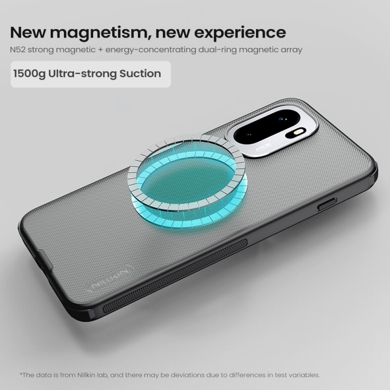 Nillkin Super Frosted PRO Magnetic Zadní Kryt pro OnePlus 15R Transparent Black