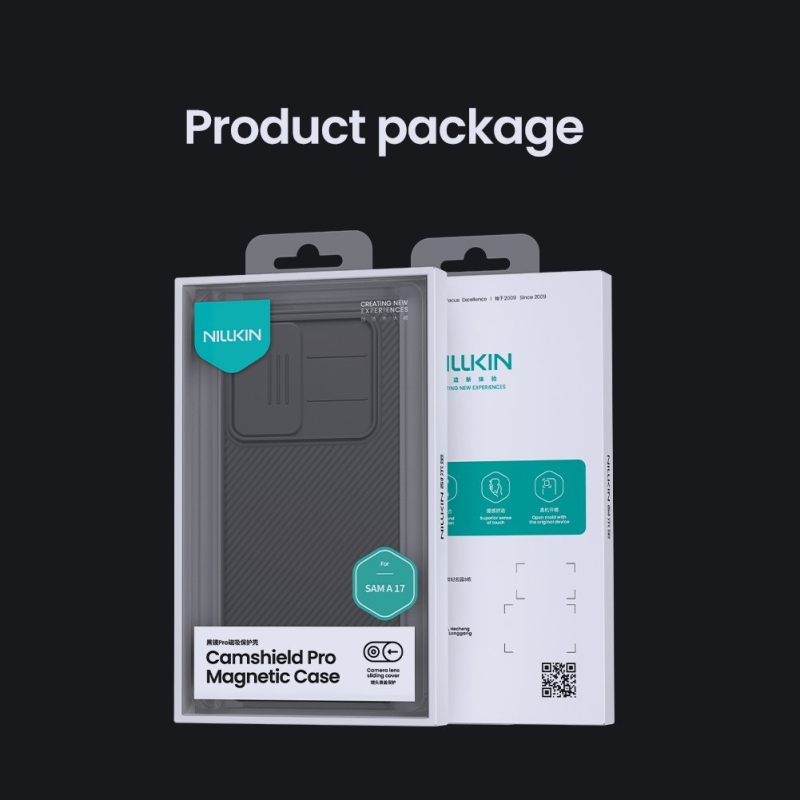 Nillkin Super Frosted PRO Magnetic Zadní Kryt pro Samsung Galaxy A17 5G Black