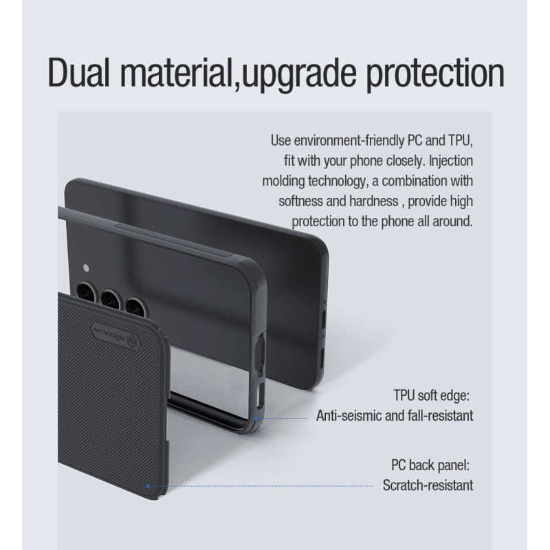 Nillkin Super Frosted PRO Magnetic Zadní Kryt pro Samsung Galaxy S23 Black