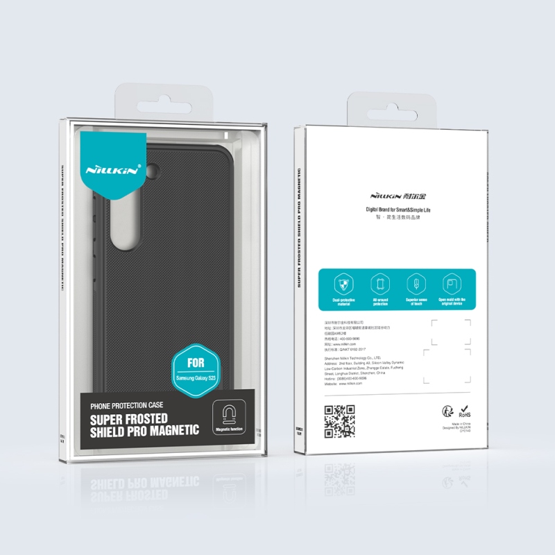 Nillkin Super Frosted PRO Magnetic Zadní Kryt pro Samsung Galaxy S23 Black