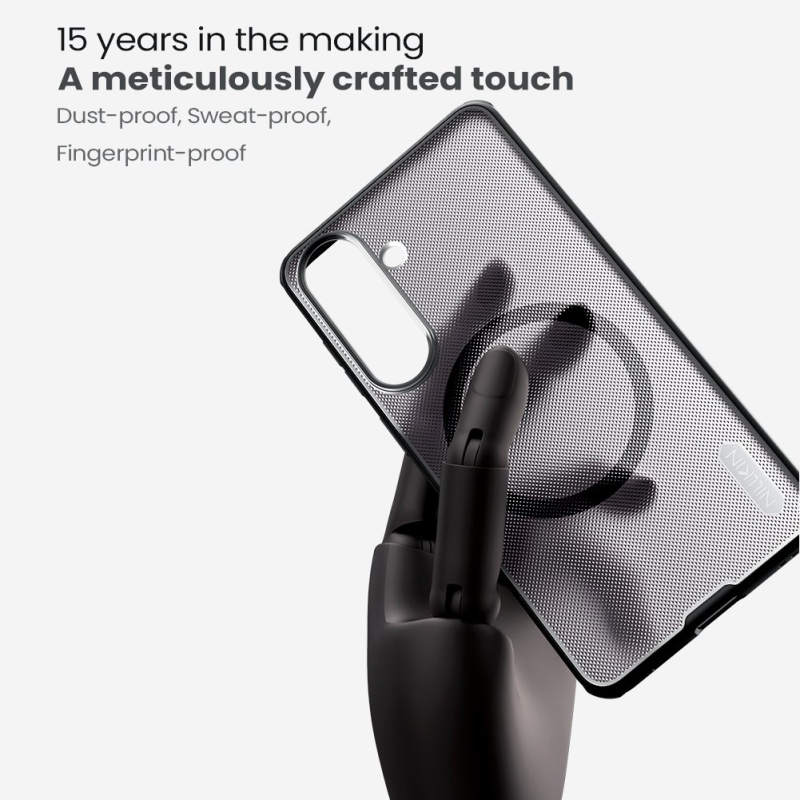 Nillkin Super Frosted PRO Magnetic Zadní Kryt pro Samsung Galaxy S26+ Transparent Black