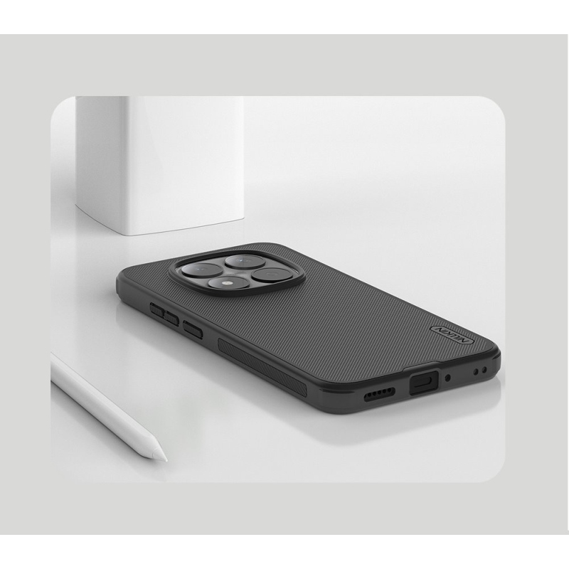 Nillkin Super Frosted PRO Magnetic Zadní Kryt pro Xiaomi Redmi Note 15 Pro 5G Black