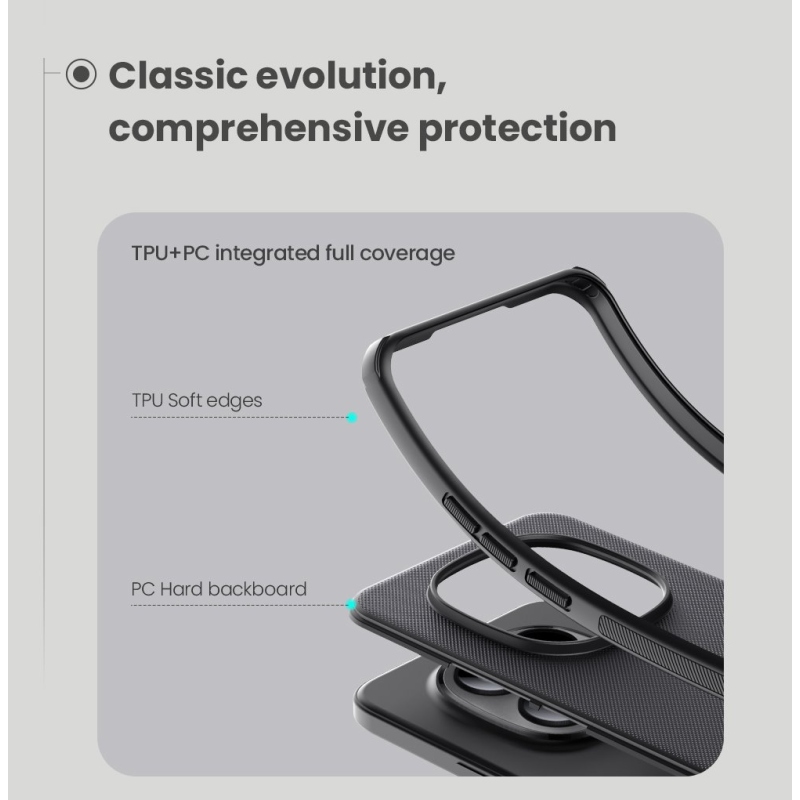 Nillkin Super Frosted PRO Magnetic Zadní Kryt pro Xiaomi Redmi Note 15 Pro+ 5G Black