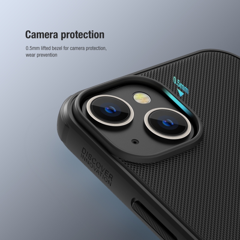 Nillkin Super Frosted PRO Zadní Kryt pro Apple iPhone 13/14 Black (Without Logo Cutout)