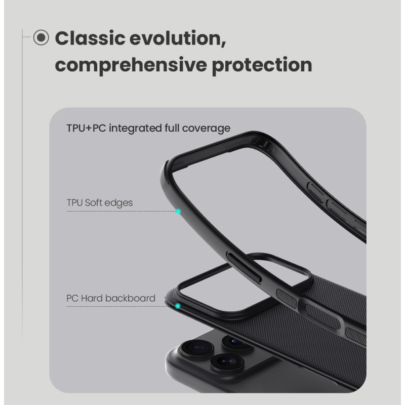 Nillkin Super Frosted PRO Zadní Kryt pro Apple iPhone 17 Pro Titanium Gray