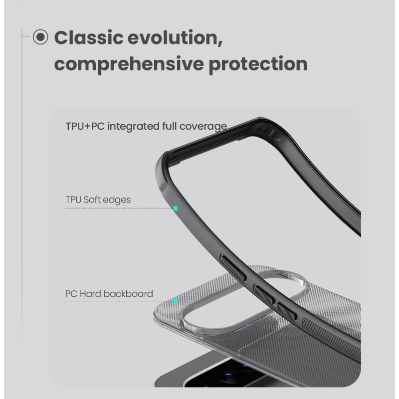 Nillkin Super Frosted PRO Zadní Kryt pro Google Pixel 10/10 Pro Transparent Black