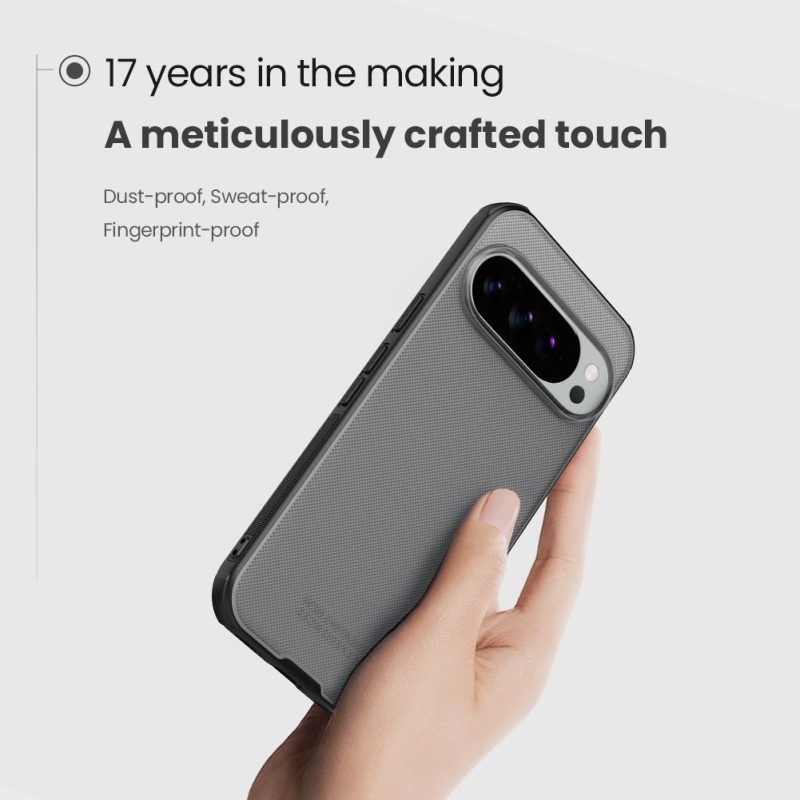 Nillkin Super Frosted PRO Zadní Kryt pro Google Pixel 10 Pro XL Transparent Black