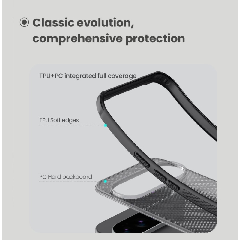 Nillkin Super Frosted PRO Zadní Kryt pro Google Pixel 10 Pro XL Transparent Black