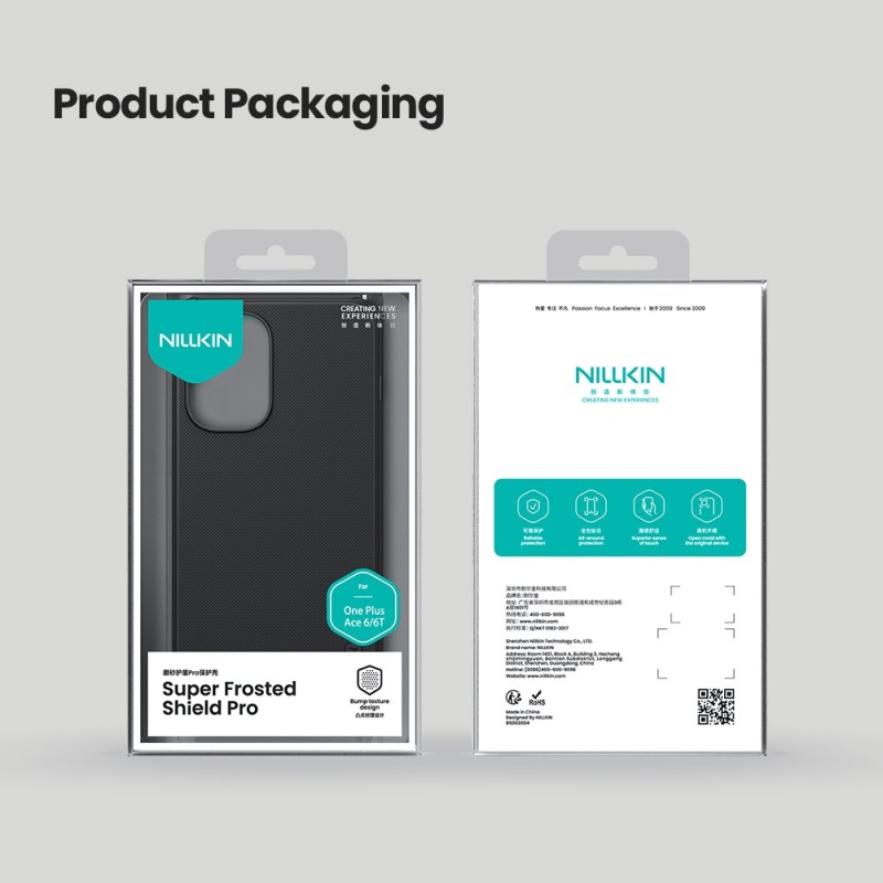 Nillkin Super Frosted PRO Zadní Kryt pro OnePlus 15R Black