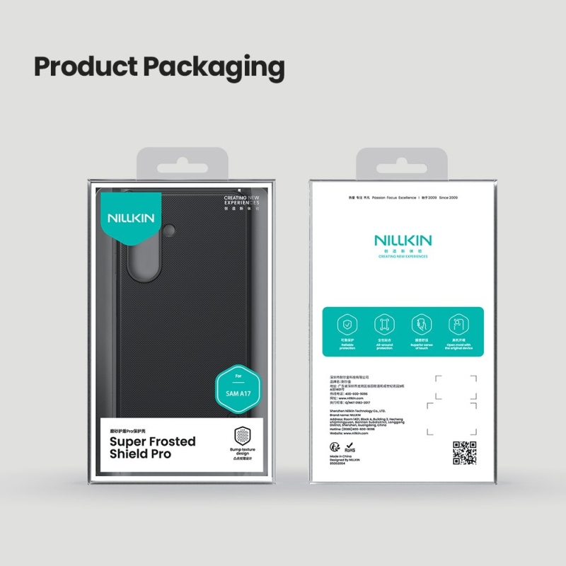 Nillkin Super Frosted PRO Zadní Kryt pro Samsung Galaxy A17 5G Black