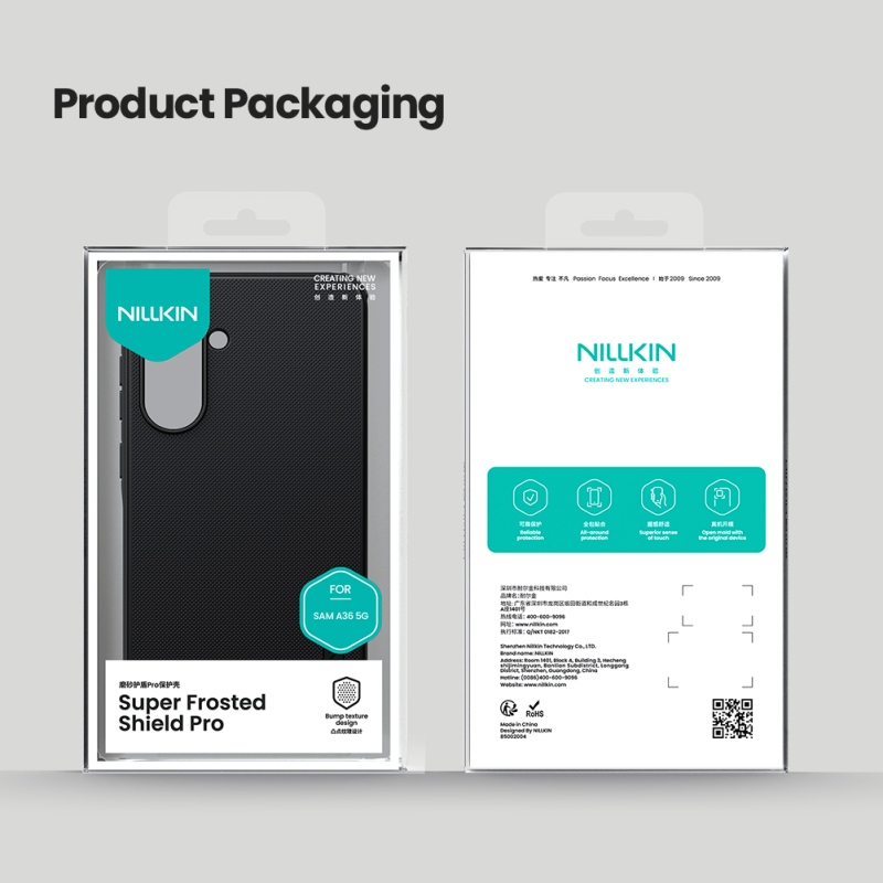 Nillkin Super Frosted PRO Zadní Kryt pro Samsung Galaxy A36 5G Black