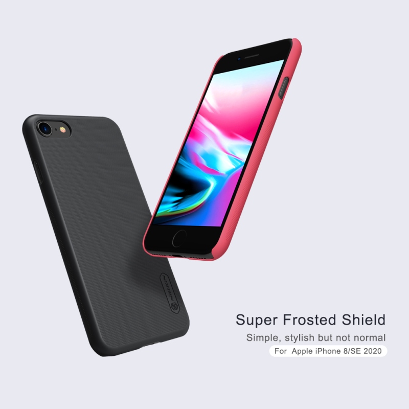 Nillkin Super Frosted Zadní Kryt pro Apple iPhone 7/8/SE2020/SE2022 Black 