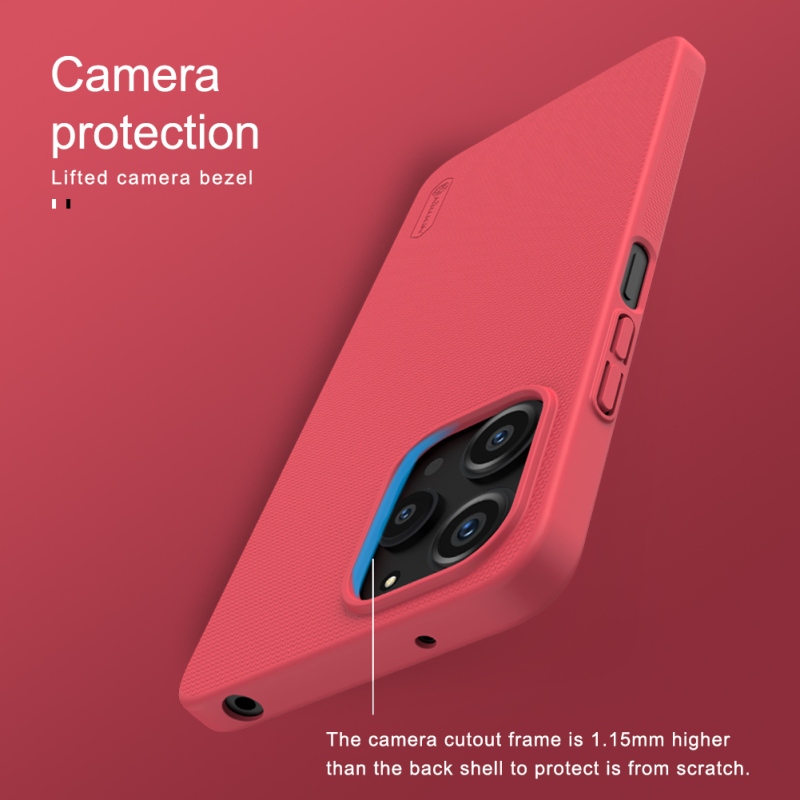 Nillkin Super Frosted Zadní Kryt pro Xiaomi Redmi 12 4G/5G Bright Red