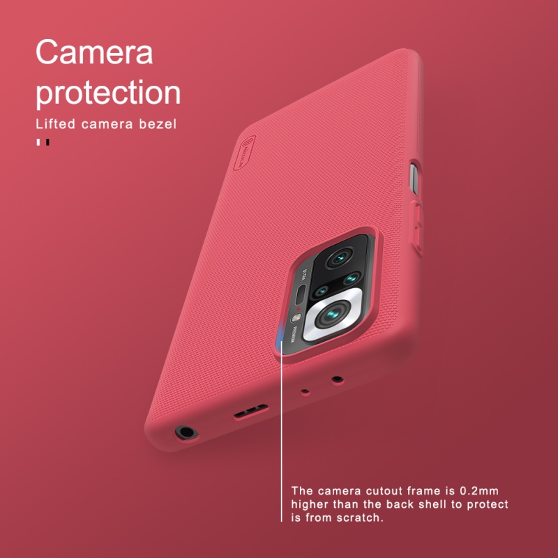 Nillkin Super Frosted Zadní Kryt pro Xiaomi Redmi Note 10 Pro/10 Pro Max Black