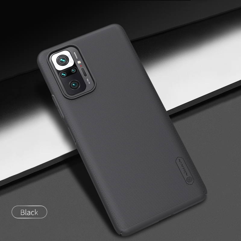 Nillkin Super Frosted Zadní Kryt pro Xiaomi Redmi Note 10 Pro/10 Pro Max Black