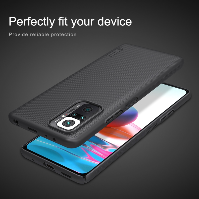 Nillkin Super Frosted Zadní Kryt pro Xiaomi Redmi Note 10 Pro/10 Pro Max Black