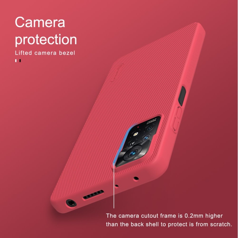 Nillkin Super Frosted Zadní Kryt pro Xiaomi Redmi Note 11 Pro/11 Pro 5G Black