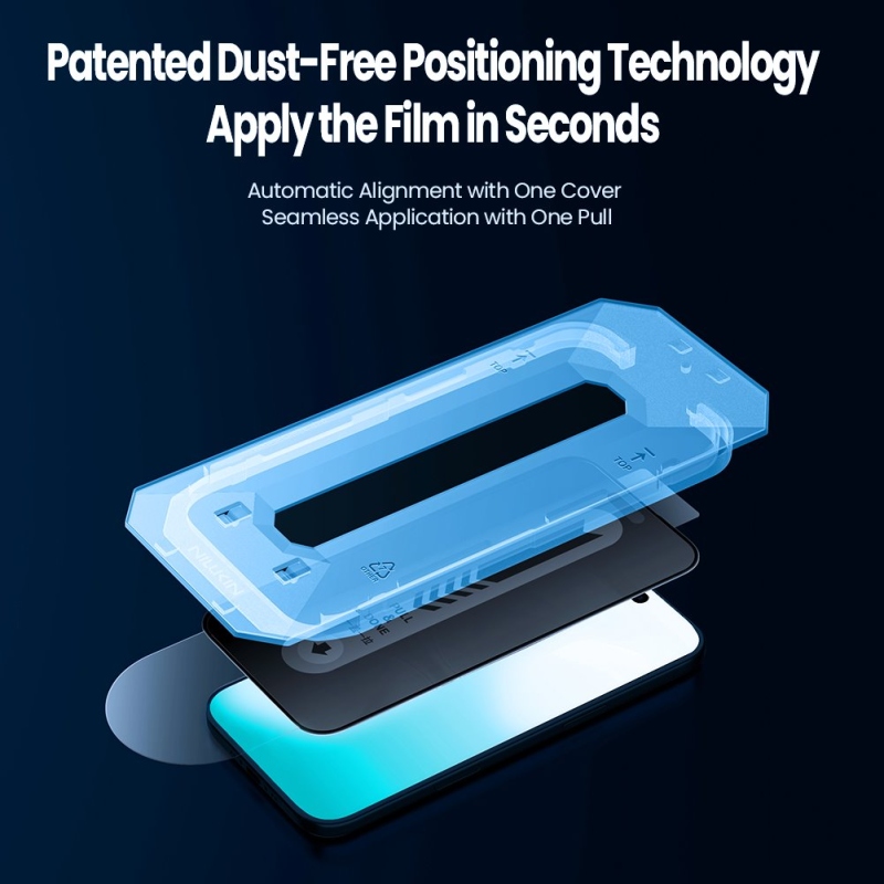 Nillkin Tvrzené Sklo 0.25mm Guardian 2.5D pro Apple iPhone Air Black (s aplikátorem)