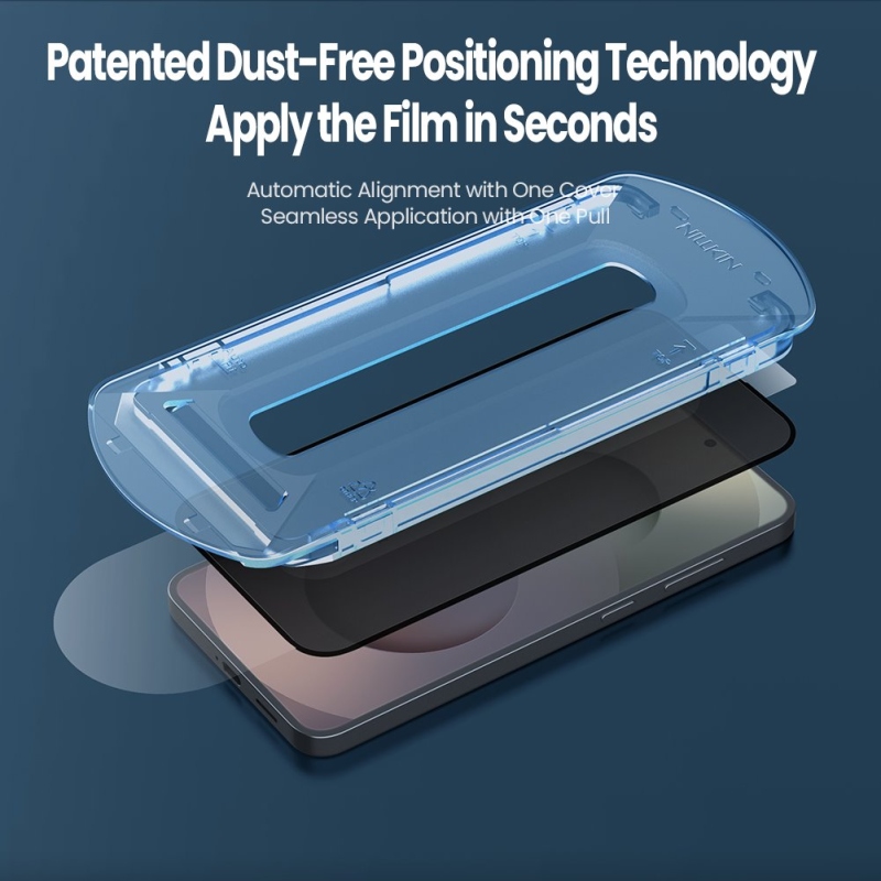 Nillkin Tvrzené Sklo 0.25mm Guardian 2.5D pro Samsung Galaxy S26 Black (s aplikátorem)