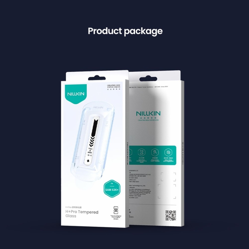 Nillkin Tvrzené Sklo 0.2mm H+ PRO 2.5D pro Samsung Galaxy S26+ (s aplikátorem)