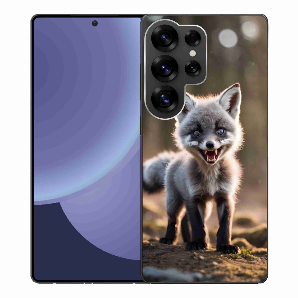 Gelový kryt mmCase na Samsung Galaxy S25 Ultra - rozzuřená liška