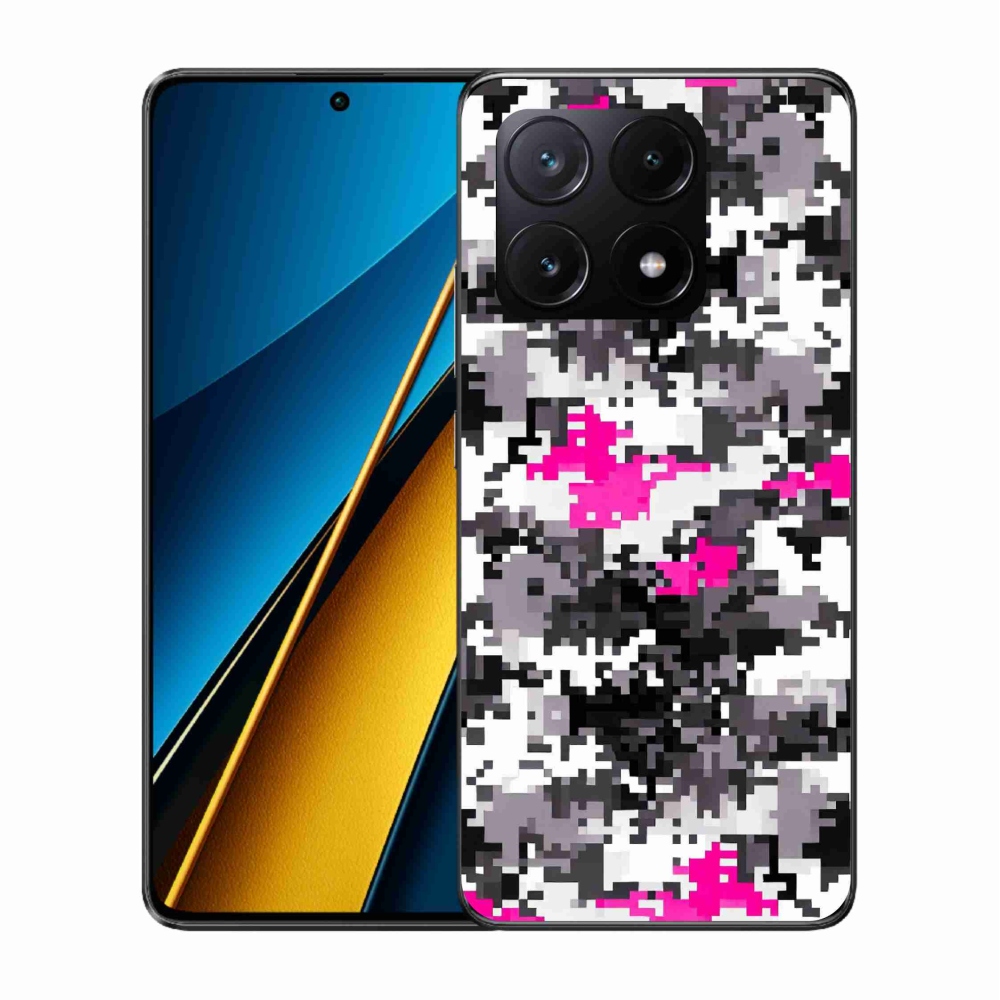 Gelový kryt mmCase na Xiaomi Poco X6 Pro 5G - maskáčový vzor 4