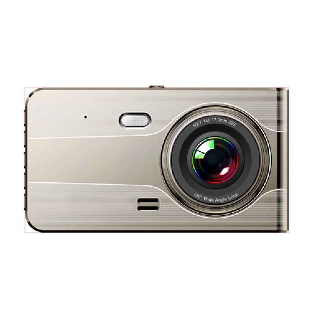 DVR979G Full HD autokamera s couvací kamerou, LCD displejem a G senzorem - béžová