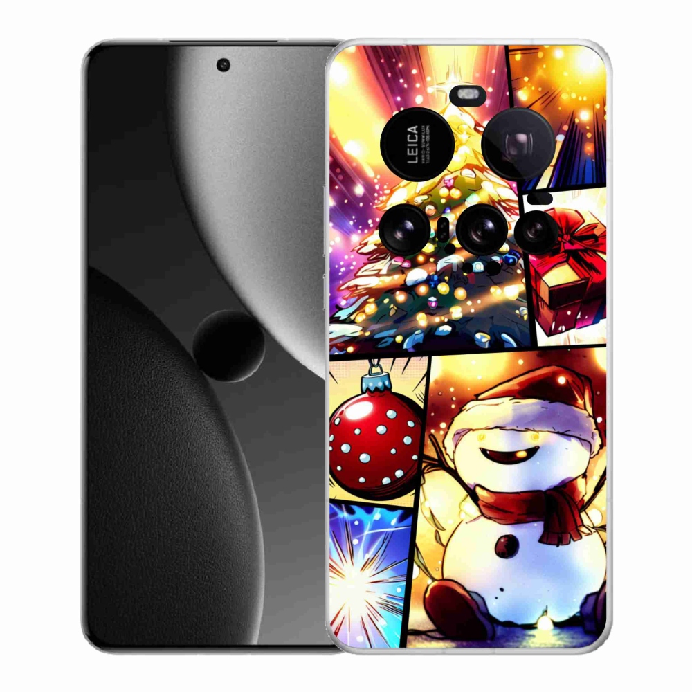Gelový kryt mmCase na Xiaomi 15 Ultra - vánoční motivy 1