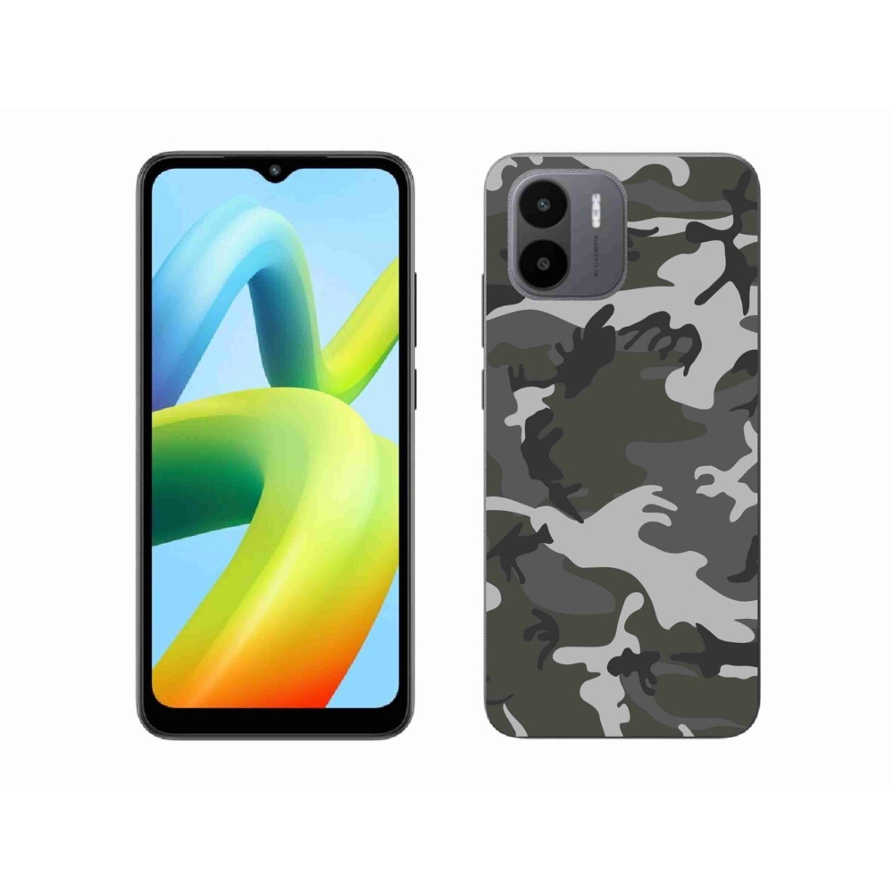 Gelový kryt mmCase na Xiaomi Redmi A1/Redmi A2 - maskáčový vzor