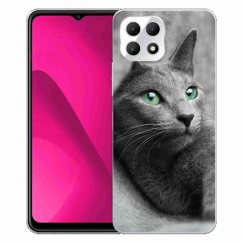 Gelový kryt mmCase na T-Mobile T Phone 2 - kočka 2