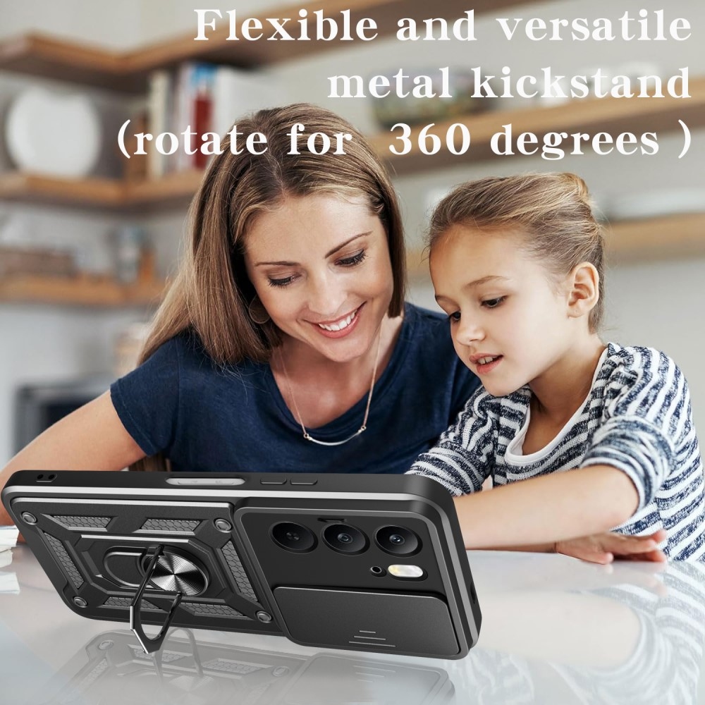 Slide odolný kryt na Realme 14x 5G/Realme C75 - černý