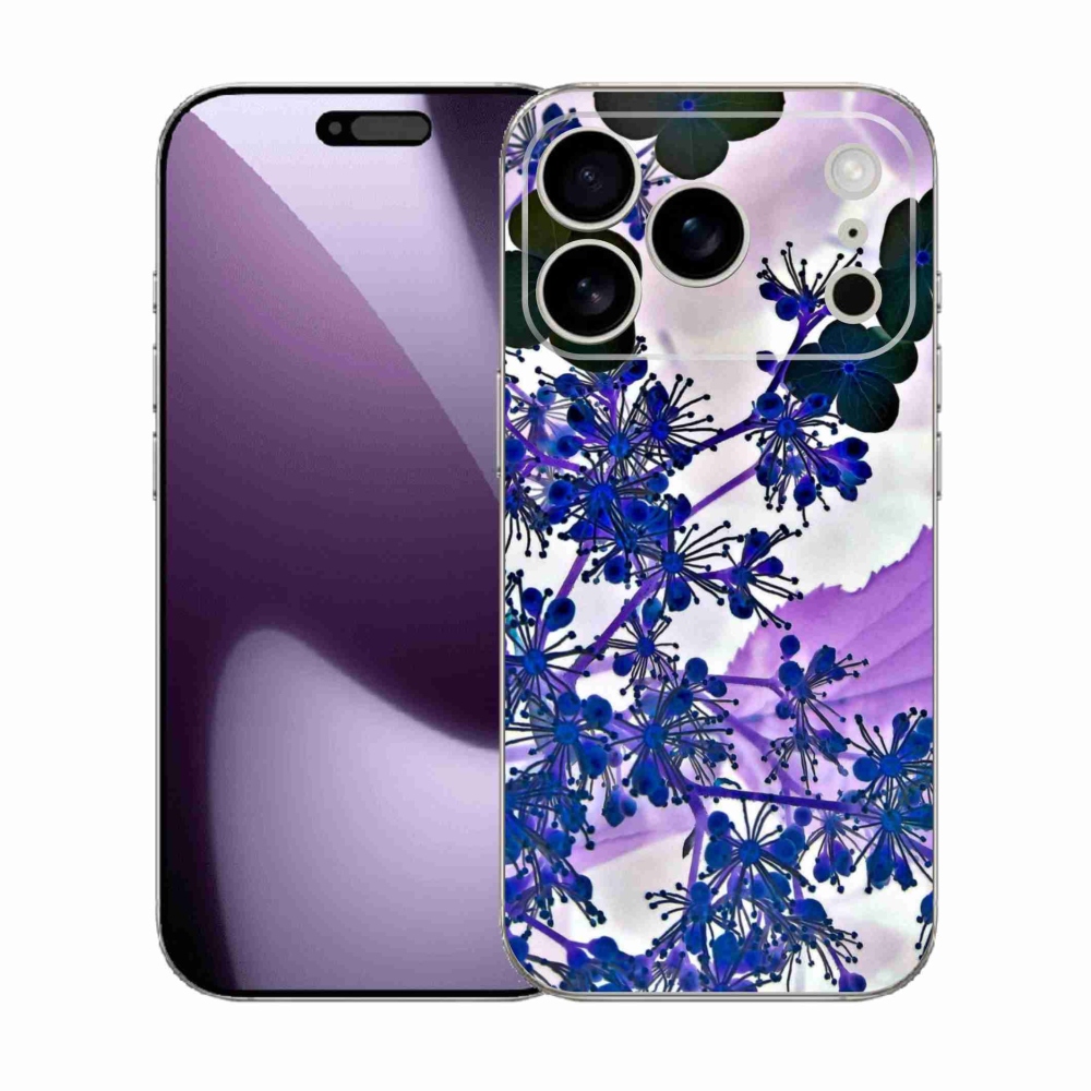 Gelový kryt mmCase na iPhone 17 Pro - květ hortenzie