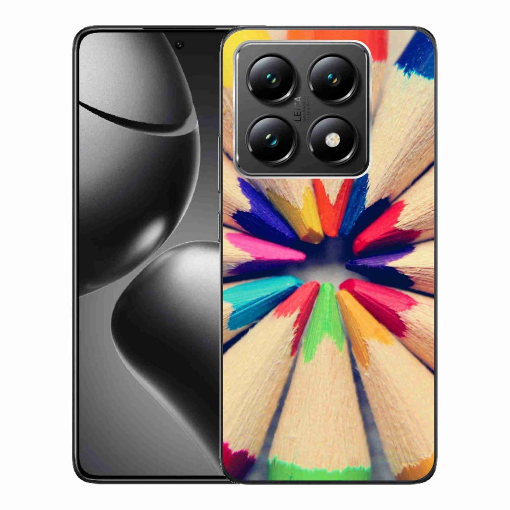 Gelový kryt mmCase na Xiaomi 14T - pastelky 