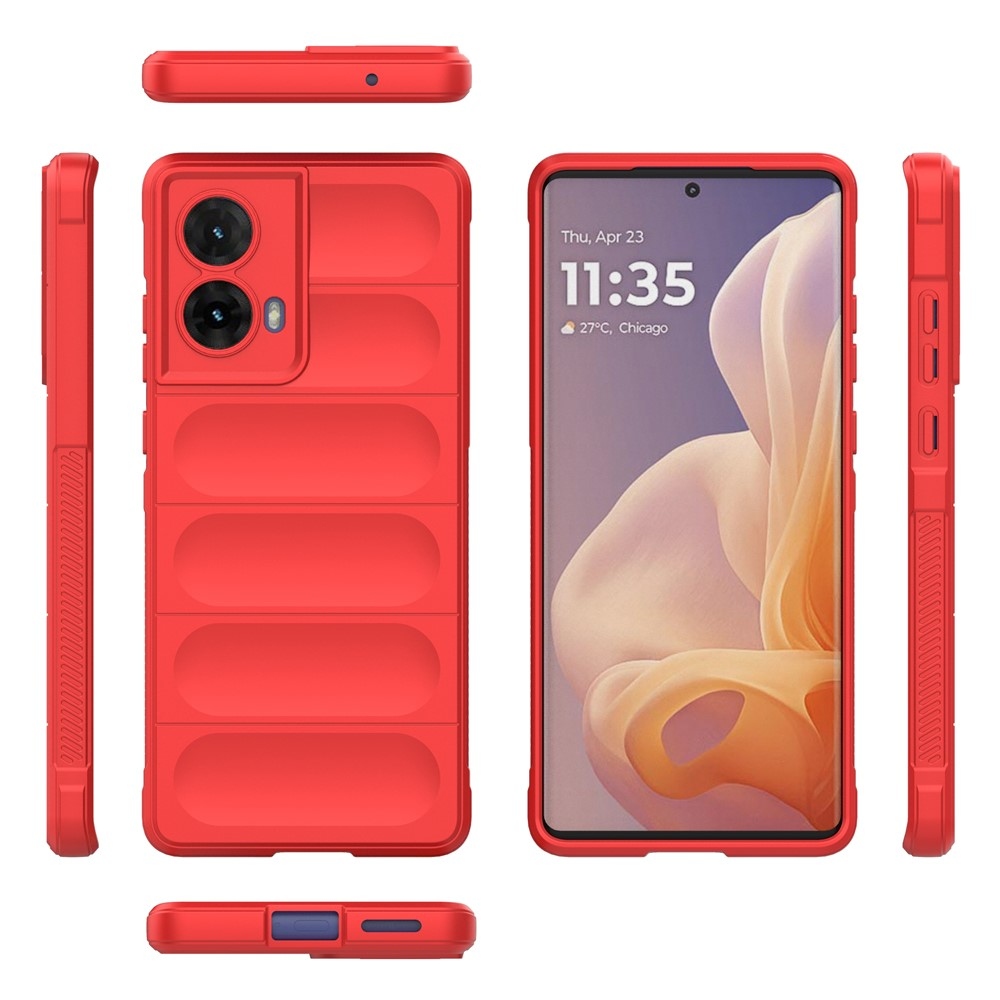 Rugg odolný gelový obal na Motorola Moto G85 5G - červený