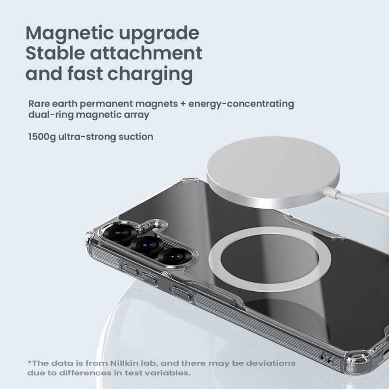 Nillkin Nature TPU PRO Magnetic Kryt pro Samsung Galaxy S25 Transparent