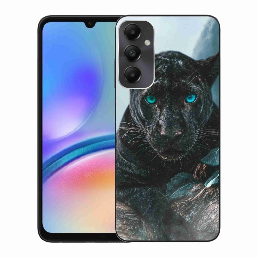Gelový kryt mmCase na Samsung Galaxy A05s - černý panter