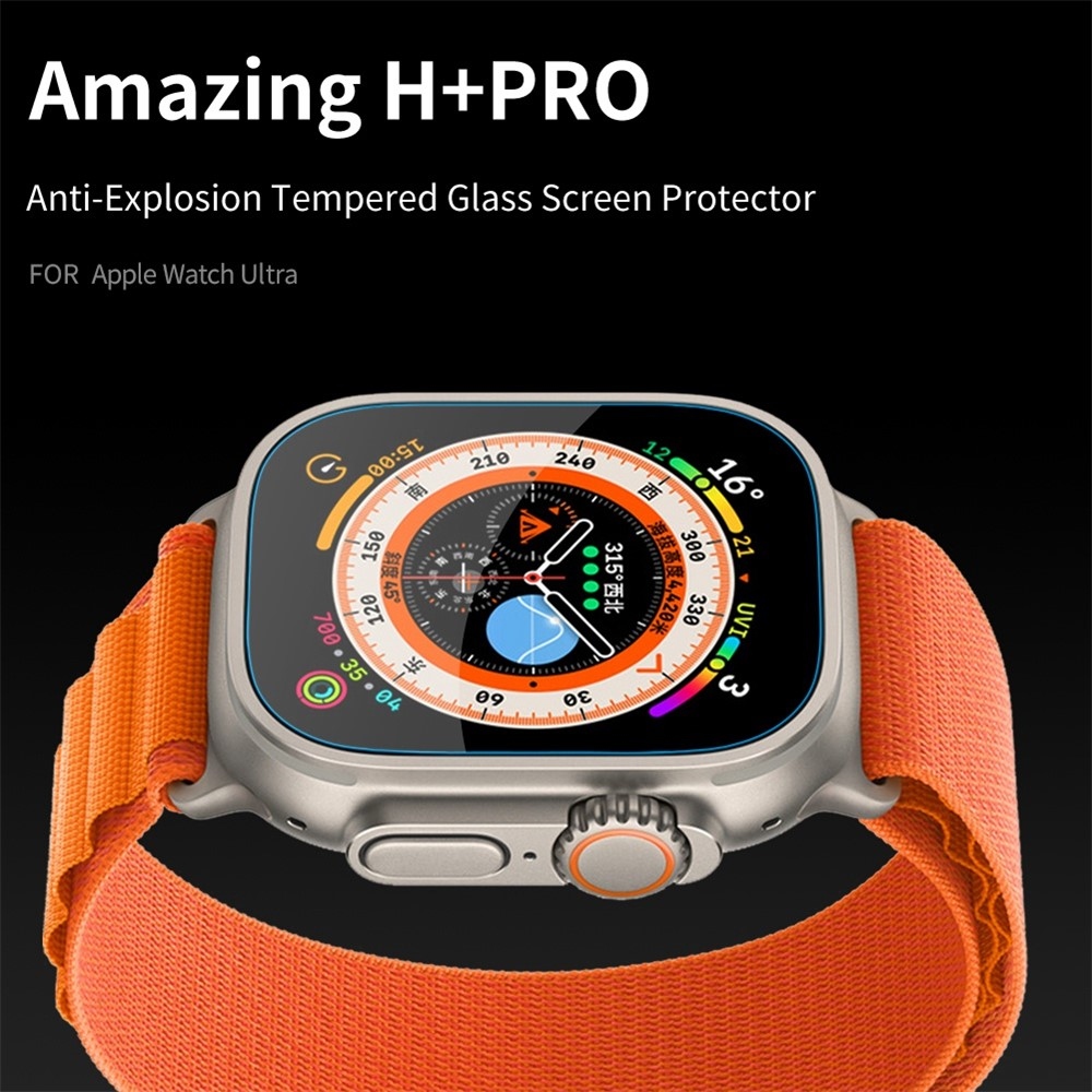 NLK H+Pro ochranné sklo na Apple Watch Ultra 4/3/2/1 49mm
