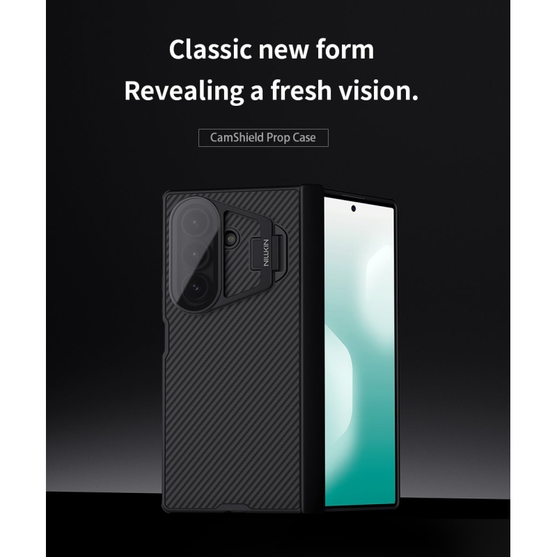 Nillkin CamShield Prop (Transparent Lens) Zadní Kryt pro Samsung Galaxy Z Fold 7 Black