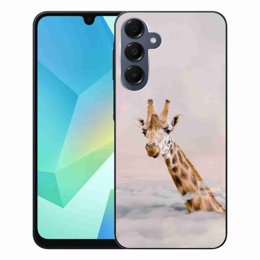 Gelový kryt mmCase na Samsung Galaxy A16 4G/5G - žirafa v oblacích