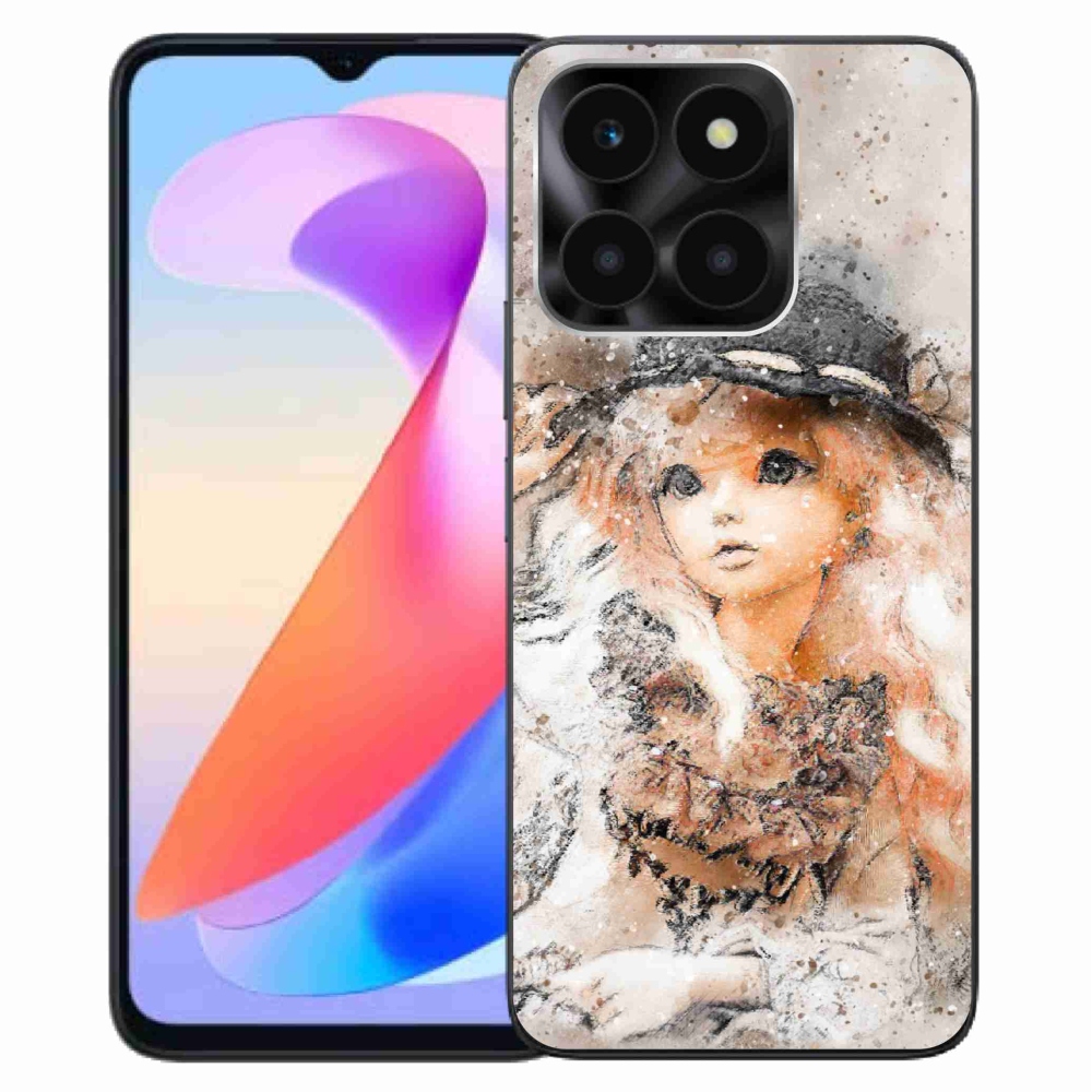 Gelový kryt mmCase na Honor X6a - holčička s kloboukem