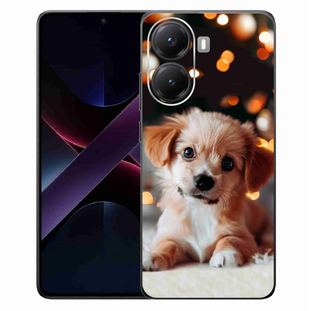 Gelový kryt mmCase na Xiaomi Poco X7 Pro 5G - štěňátko