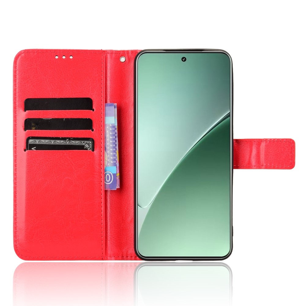 Crazy knížkové pouzdro na Xiaomi 15 Pro - červené