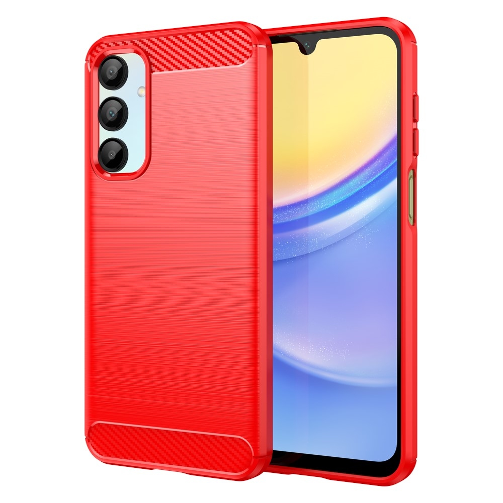 Carbon odolný gelový obal na Samsung Galaxy A16 4G/5G - červený