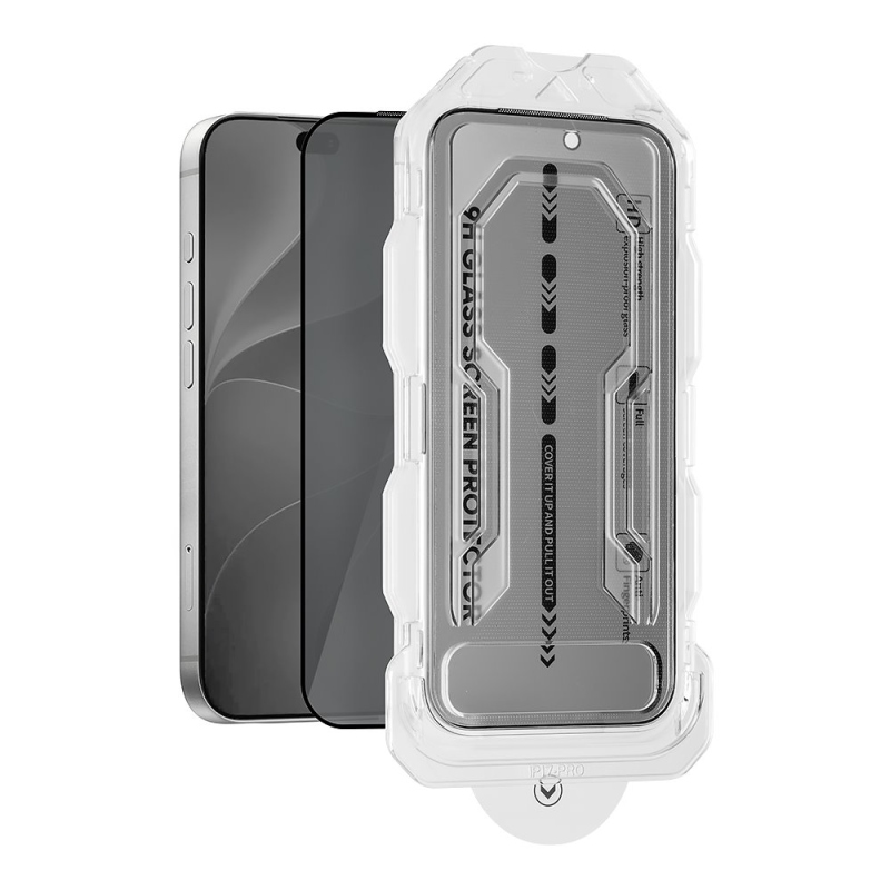 OBAL:ME Privacy 5D Tvrzené Sklo s Aplikátorem pro Apple iPhone 18 Pro Black
