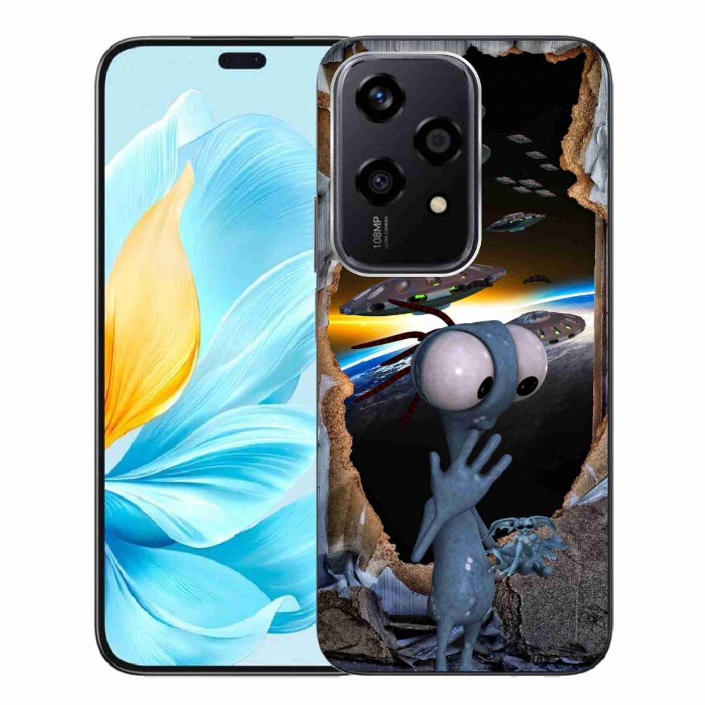 Gelový kryt mmCase na Honor 200 Lite 5G - mimozemšťan