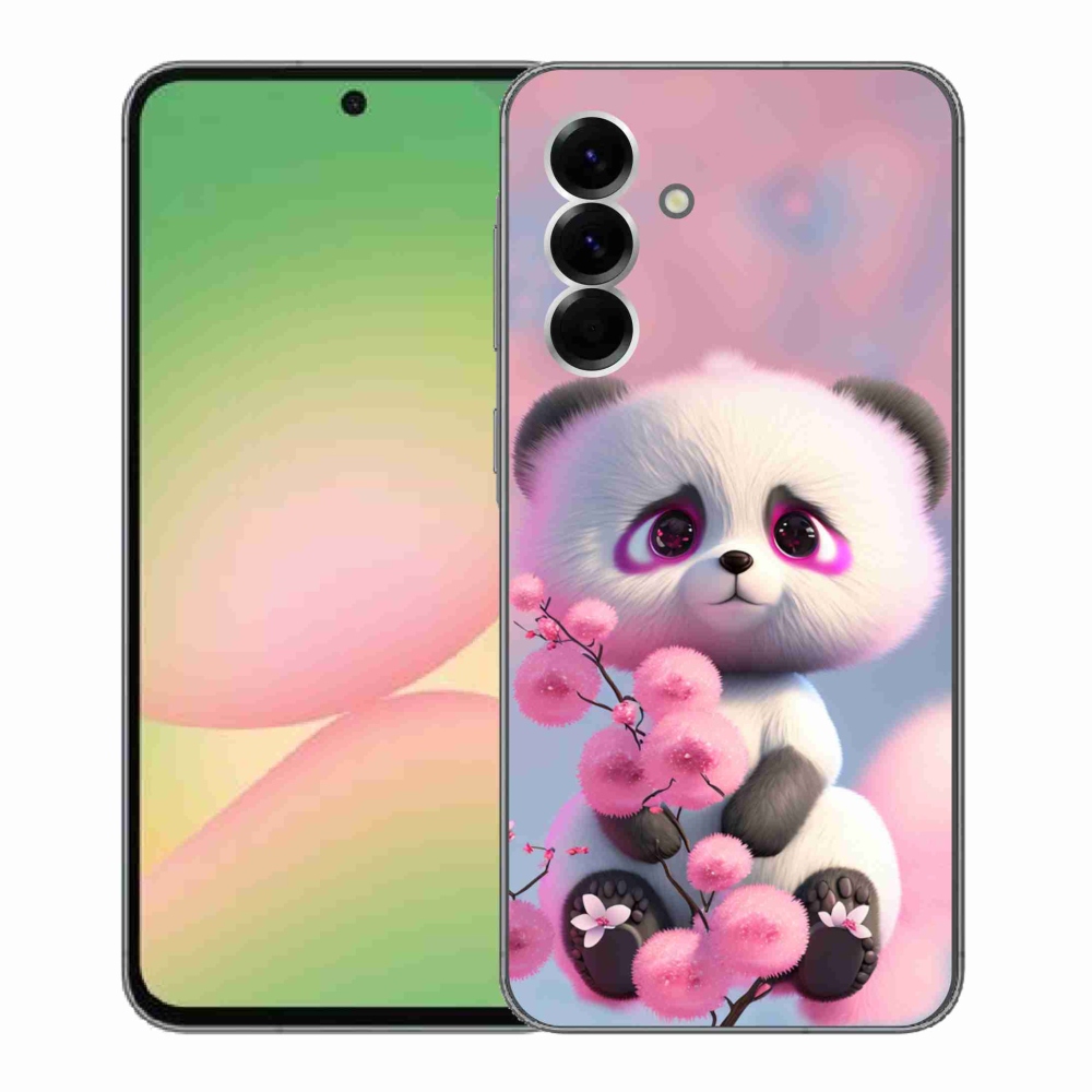 Gelový kryt mmCase na Samsung Galaxy A56 5G - roztomilá panda 1