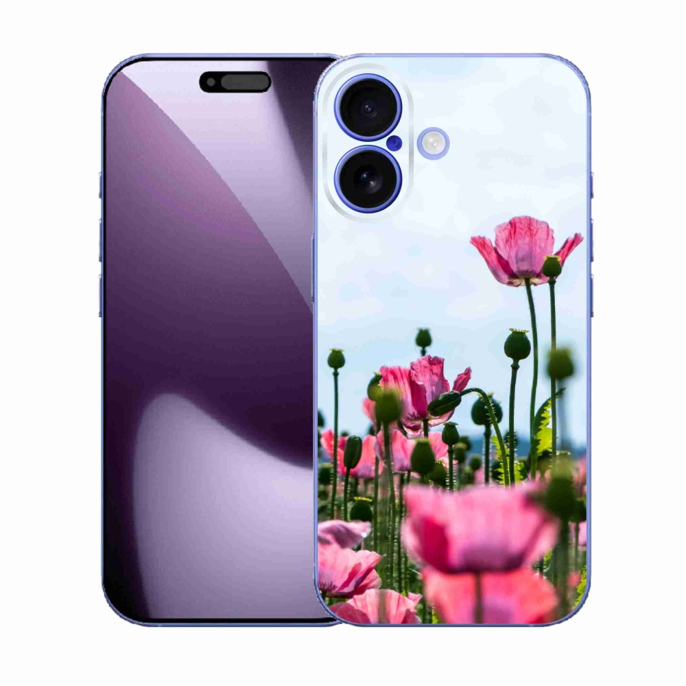 Gelový kryt mmCase na iPhone 17 - vlčí mák