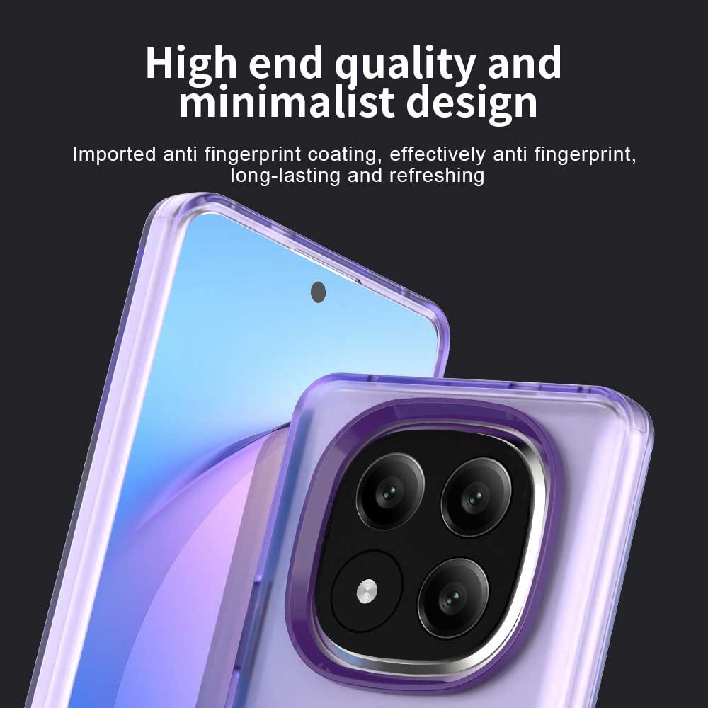 Candy gelový obal s MagSafe na Xiaomi Redmi Note 14 Pro+ 5G - fialový