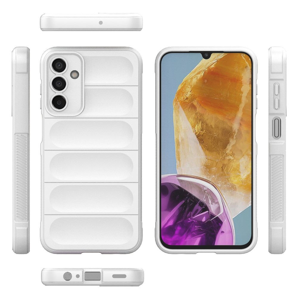 Rugg odolný gelový obal na Samsung Galaxy M15 5G - bílý